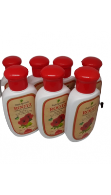 Rajah Ayurveda - Rootz- Herbal Shampoo A Purely Natural Hair Treatment, 100 ml (Pack of 7 Bottles)