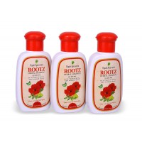 Rajah Ayurveda - Rootz- Herbal Shampoo A Purely Natural Hair Treatment, 100 ml (Pack of 3 Bottles)